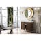 James Martin Vanities Alicante 39.5in Single Vanity, Mid-Century Acacia w/ White Glossy Composite Stone Top E110V39.5MCAWG - alternate 5